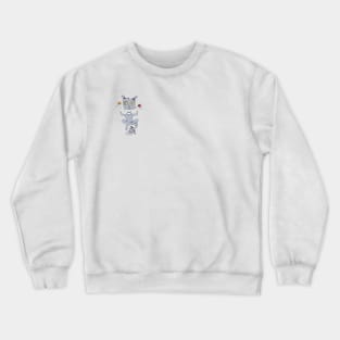 Psychedelic Genie Cat Crewneck Sweatshirt